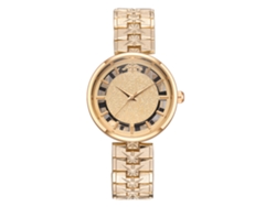 Reloj Casual De Estilo Coreano Para Mujer Con Correa De Cuero Zlf0532-c (rosa Y Rojo)