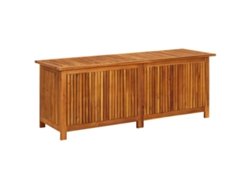 Caja de almacenamiento de jardín 150x50x58 cm Madera maciza de acacia EXCLUSIVA MAISON