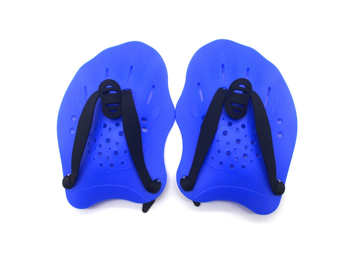 Palas De Mano Antivuelco Para Clases De Natación, Plástico Pc Duradero, Para Adolescentes Principiantes, Color Azul.