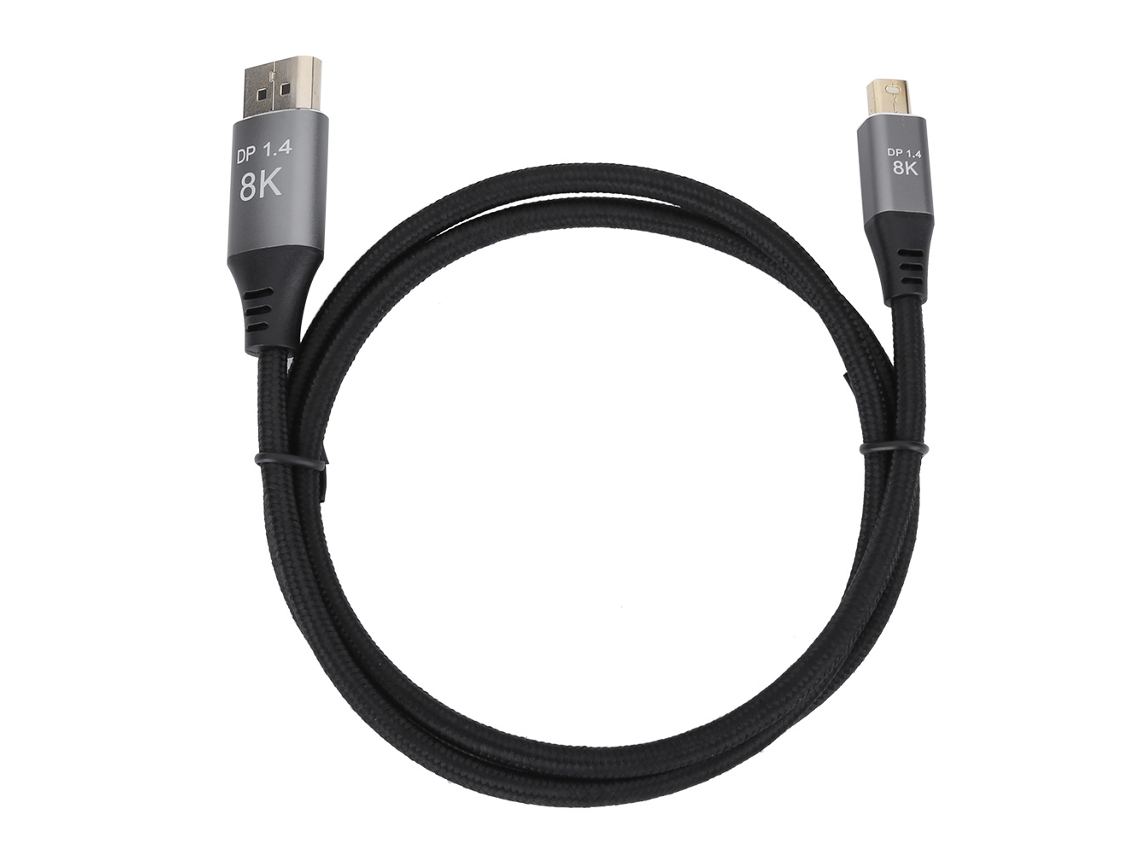 Cable Adaptador Mini Dp A Dp De 1,4" 8k Ultra Hd, 1 M/3,3 Pies, Conector Mini Displayport