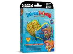 Máscara Higiênica Máscara Premium Super Things 2 Unidades Júnior Colorido 10-12 Yearsviving Costumes