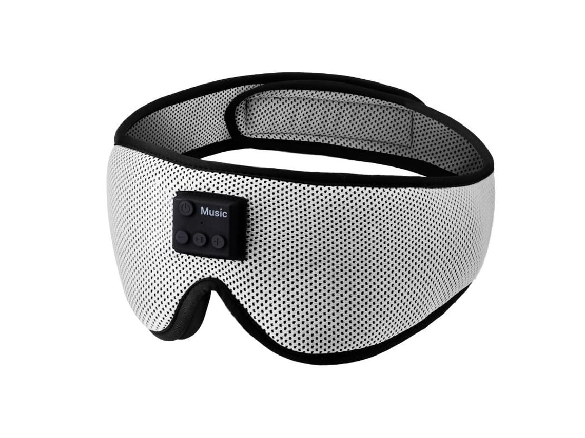 Máscara para dormir Chennnls con cancelación de luz y auriculares Bluetooth 5.2 para insomnio, viajes y acampadas, color gris