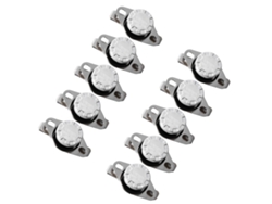 10 Piezas Interruptor Térmico De Control Nc 95℃ Respuesta Rápida Precisión 10a Termostato