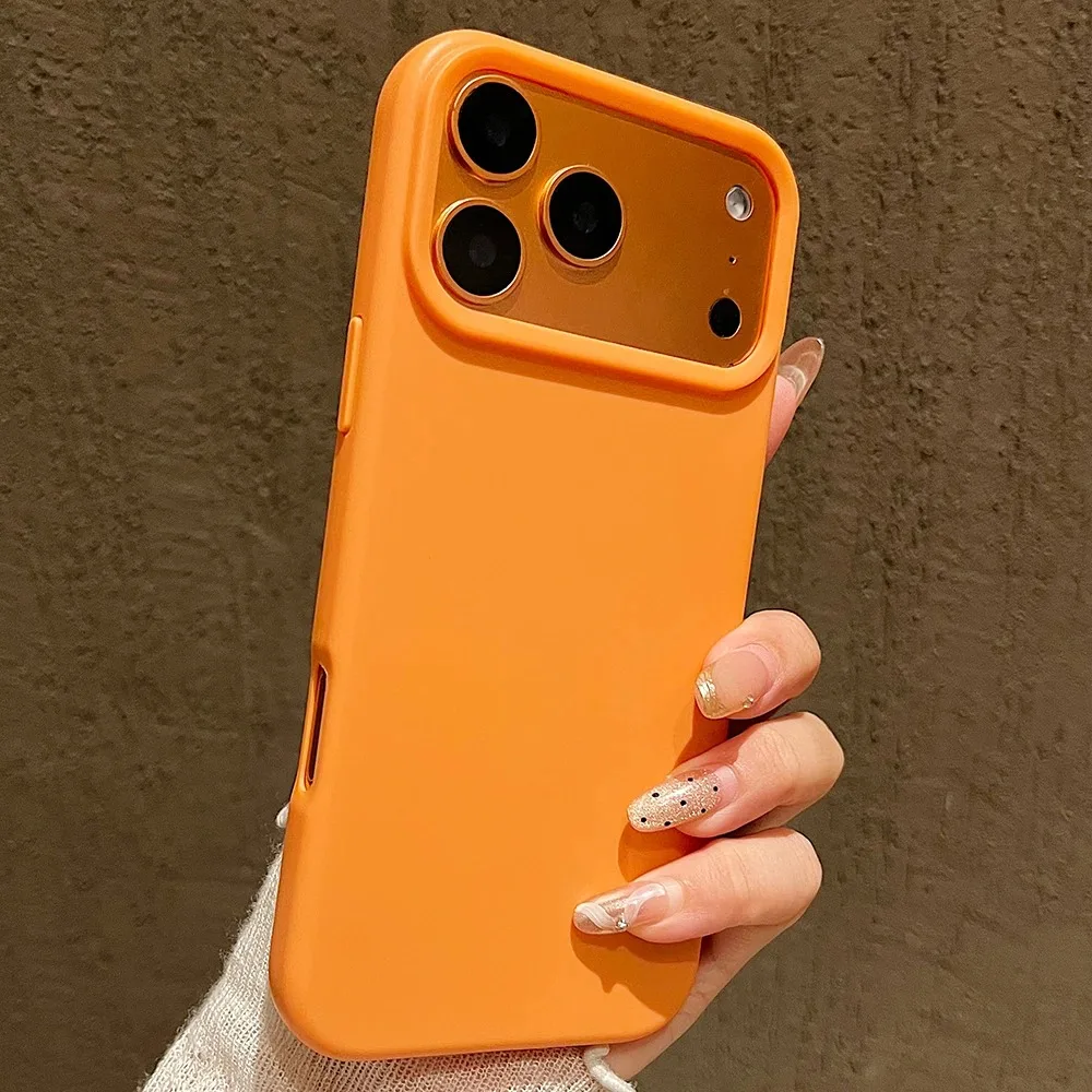 (hola Iphone 17 Pro Max) Funda Protectora De Silicona Líquida A Prueba De Golpes Para Iphone, Cubierta Protectora Suave.