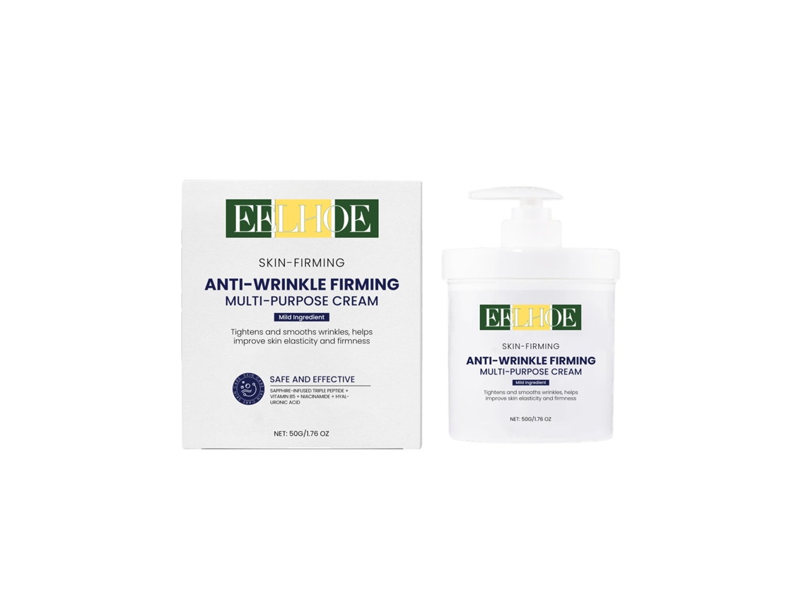 Crema hidratante reafirmante antiarrugas para la piel