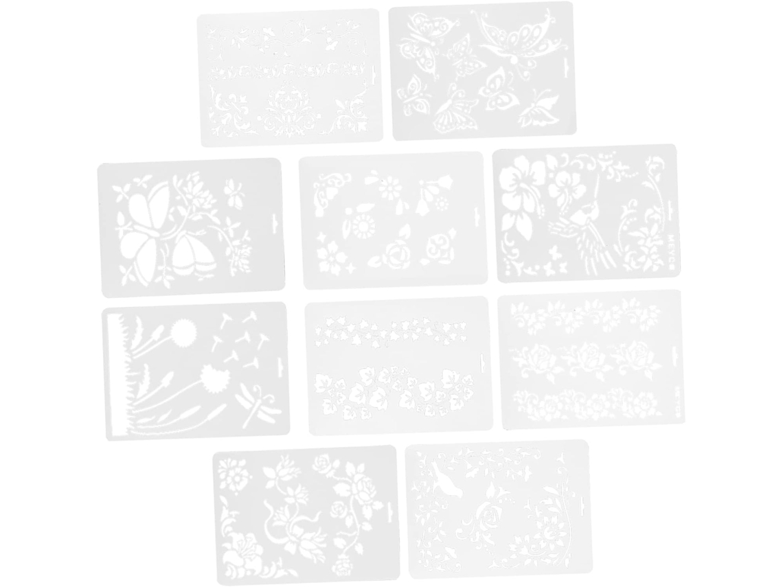 Juegos De Plantillas, Tableros De Dibujo Huecos, Carpetas De Repujado, Plantilla Para Manualidades.