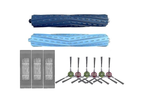 Accesorio Aspiradoras Universal Compatibilidad Rodillos Cepillos Laterales ECOVACS Deebot Ozmo T9