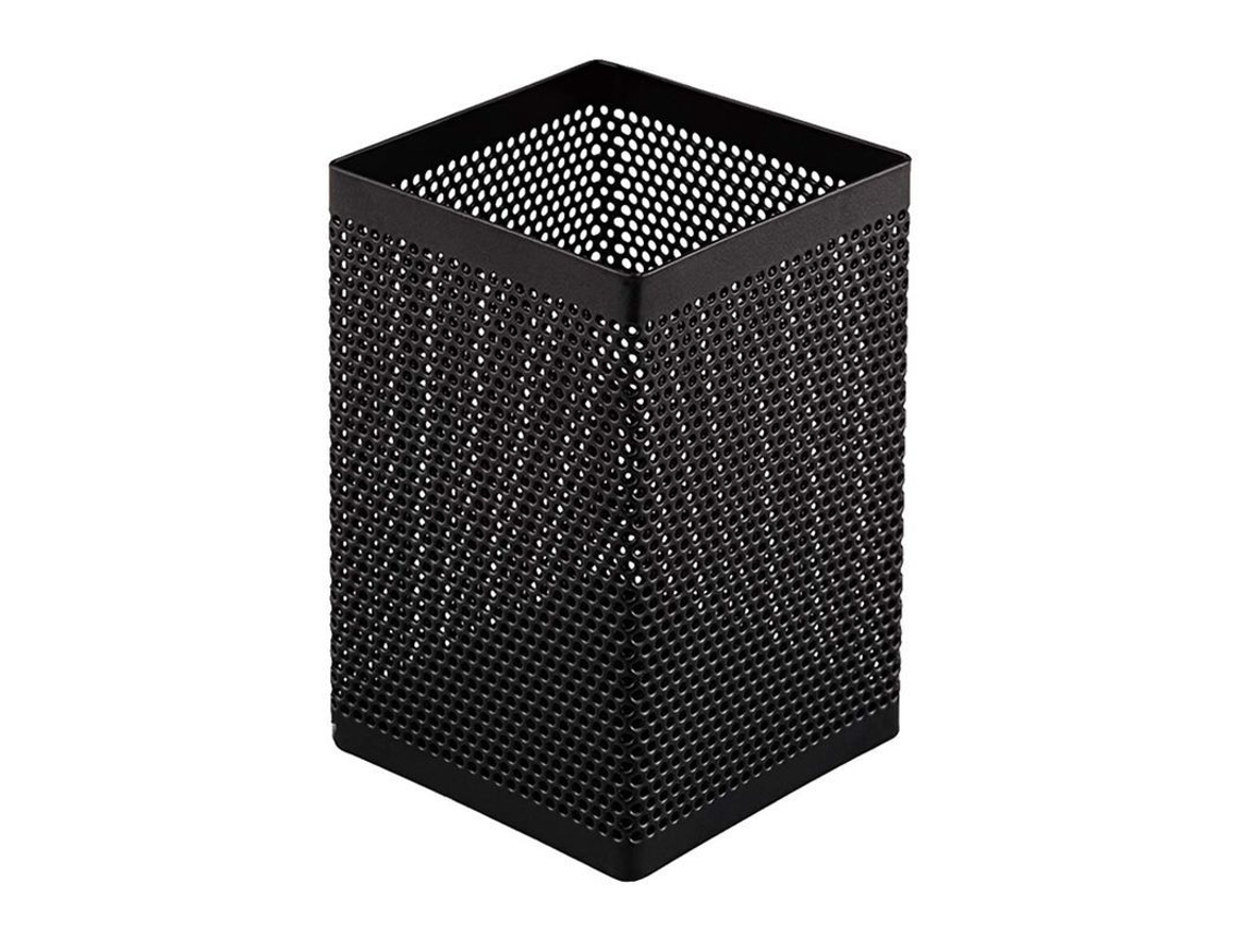 2026-porta Lápices De Metal Square Mesh, Porta Bolígrafos Para Escritorio Negro, 1 Pack