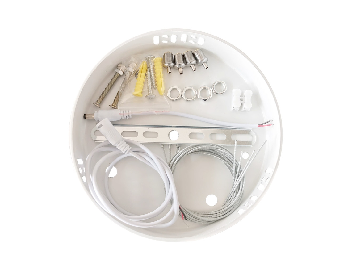 Kit Florón + Cables de Suspensión Para Paneles Led LEDBOX