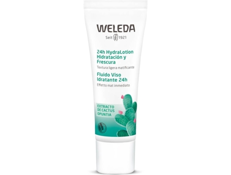 Crema Facial WELEDA Extracto De Cactus Hidratación 24H (30 ml)