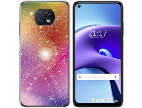 Carcasa Xiaomi Redmi Note 9T 5G TUMUNDOSMARTPHONE Abstracto Multicolor