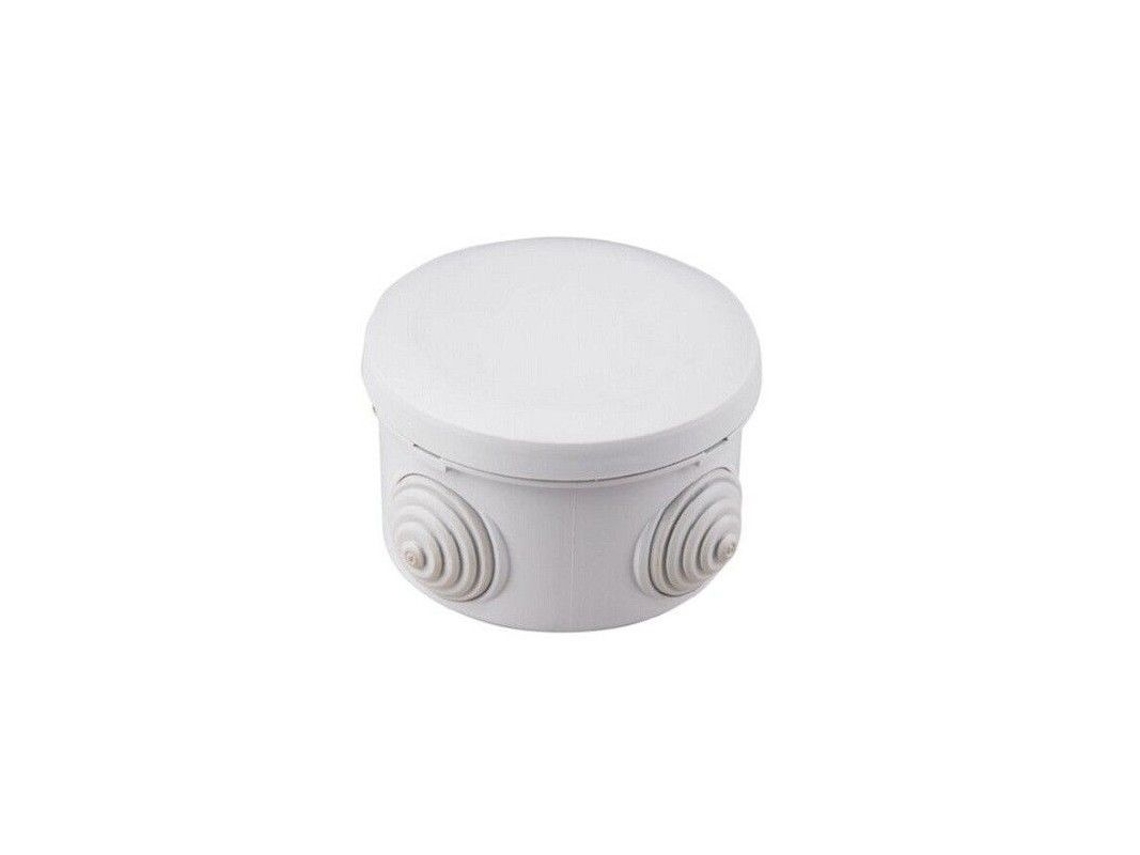 Caja Estanca Redonda Ip55 Ø80x40mm Con Tapa A Presión Fabricada En Termoplástico Color Gris Gsc 000301312