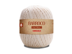 Hilo de crochet natural Baroque Circle 8 700 g