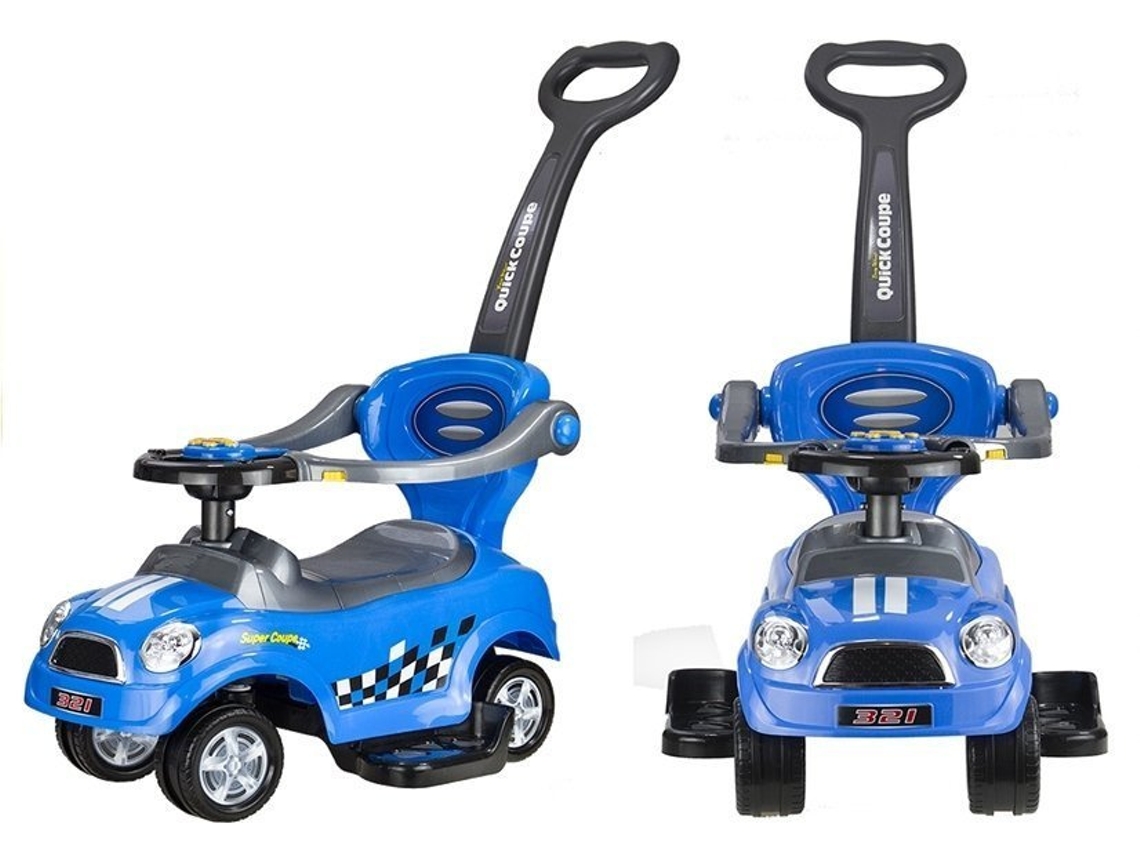 Coche Coupé Manual Con Asa Para Padres Azul B.active