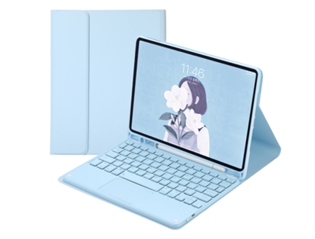 Carcasa Flip Cover y Teclado Bluetooth YIMGOTTA TS12C para iPad 10.2(2021/2020/2019)/iPad Air 10.5/iPad Pro10.5