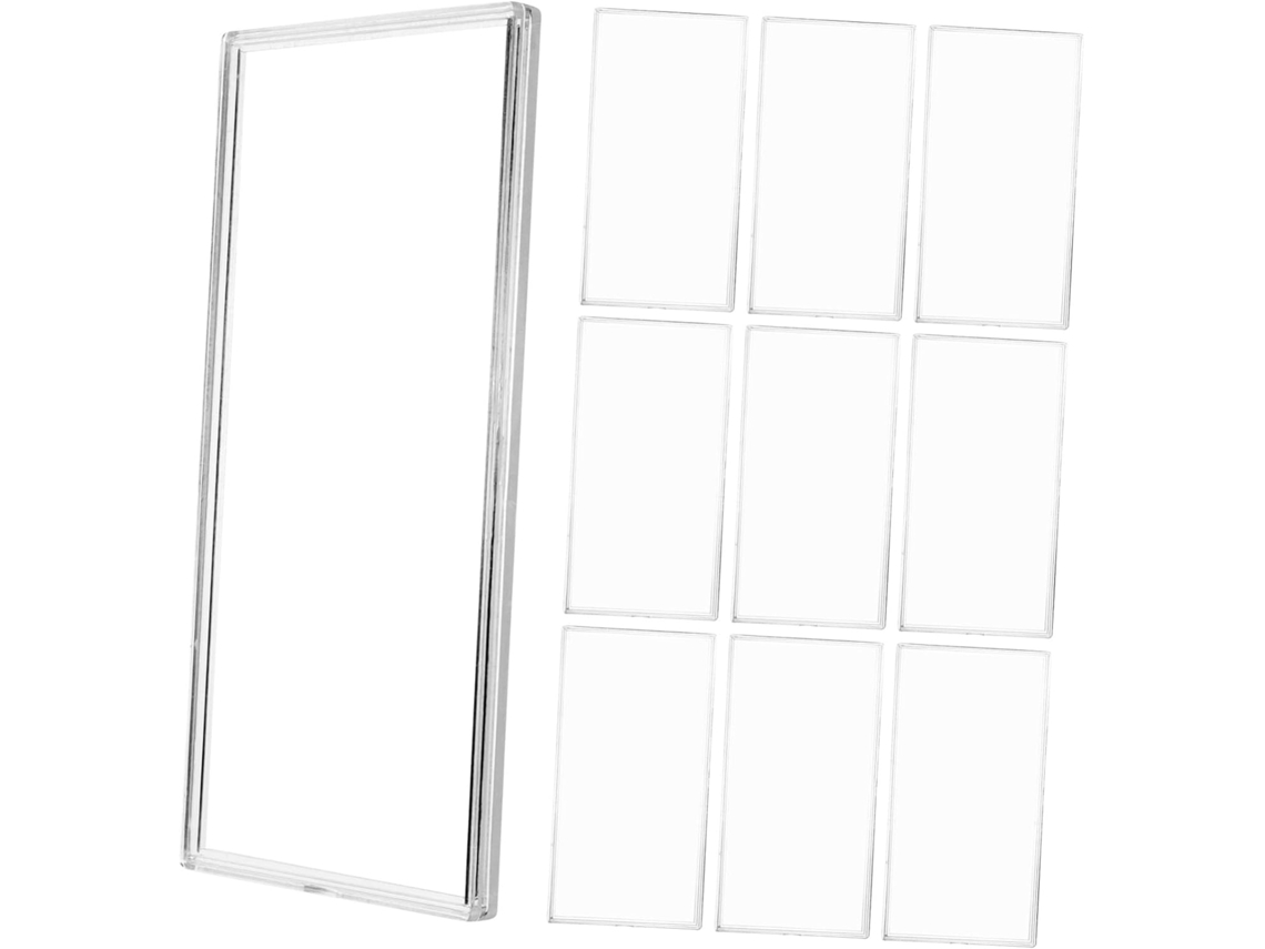 Juego De 10 Portamonedas Conmemorativos Transparentes, Caja Compacta Para Guardar Billetes.