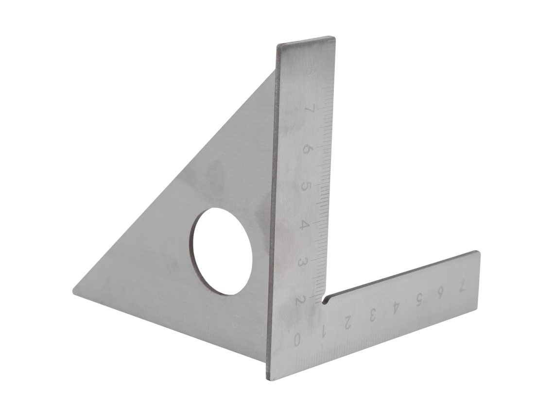 Calibre De Ángulo Recto 90/45 Grados Para Carpintería Regla De Medida Acero Inoxidable Herramienta De Carpintería