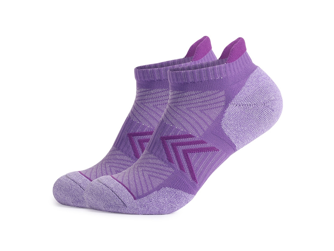Danu2026-medias De Running Para Mujeres Medias Deportivas Acolchadas Medias De Tobillo Algodón Absorbente Sudor