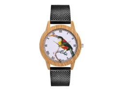 Reloj De Pulsera De Cuarzo Unisex De Moda Para Hombres Y Mujeres, De Alta Calidad, Color Negro.