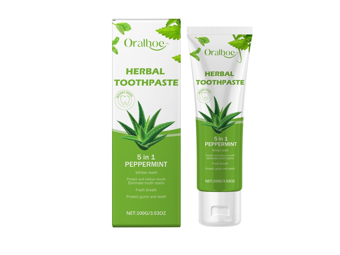 Pasta de dientes de aloe vera para eliminar manchas