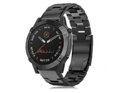 Correa para Garmin Fenix 6 de 22 mm, de aleación de titanio, de liberación rápida, color negro, Chennnls