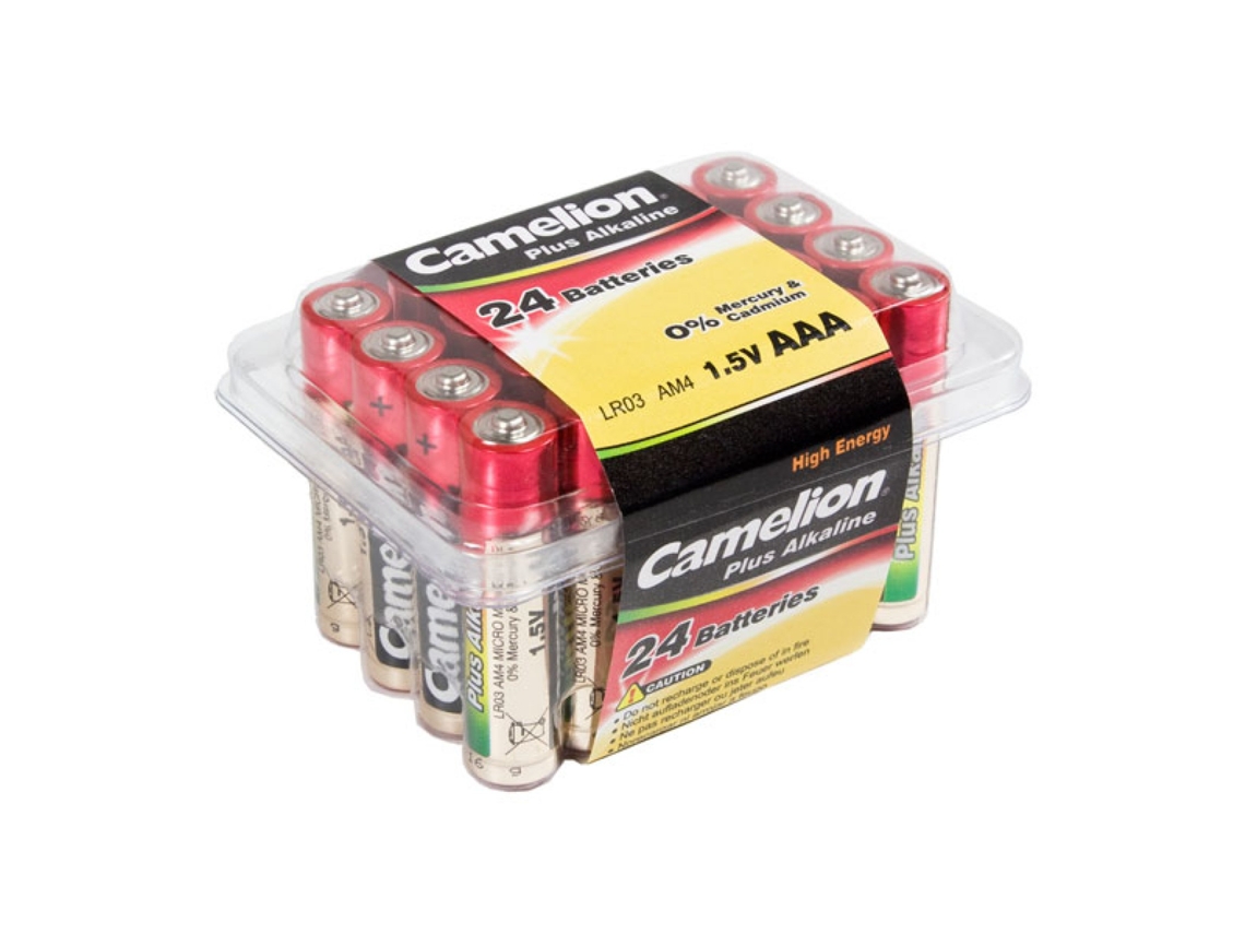 Pila CAMELION Plus Alcalina LR03 AAA Micro (2 x 24unid. en caja)
