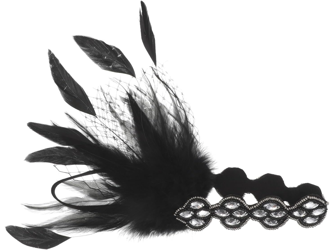 Accessoires De Coiffure Pour Femmes : Coiffe Banquy Y Carnaval - Bandeau Décoratif A Plumes Fête
