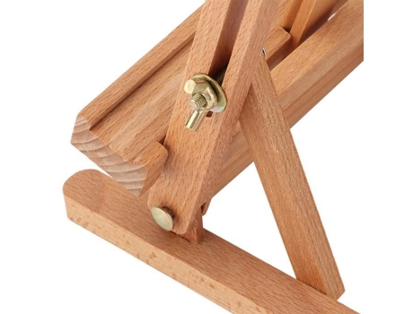 HURRISE Caballete de Mesa de Madera Ajustable Soporte de Exhibición de Artista Soporte de Dibujo