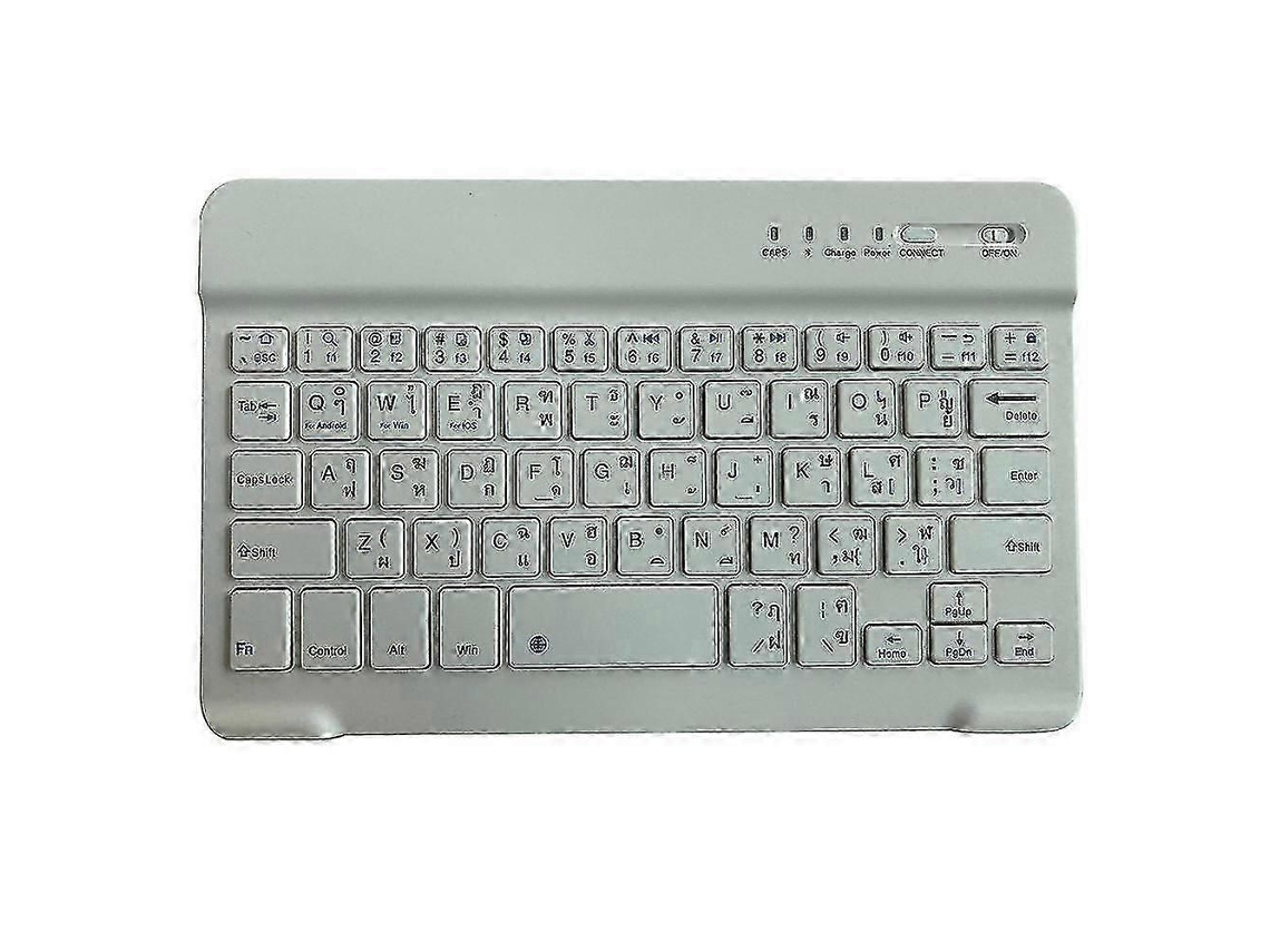 Teclado Bluetooth Ryra Mini, teclado tailandés inalámbrico, teclado recargable para iOS, Android y Windows. Everley891