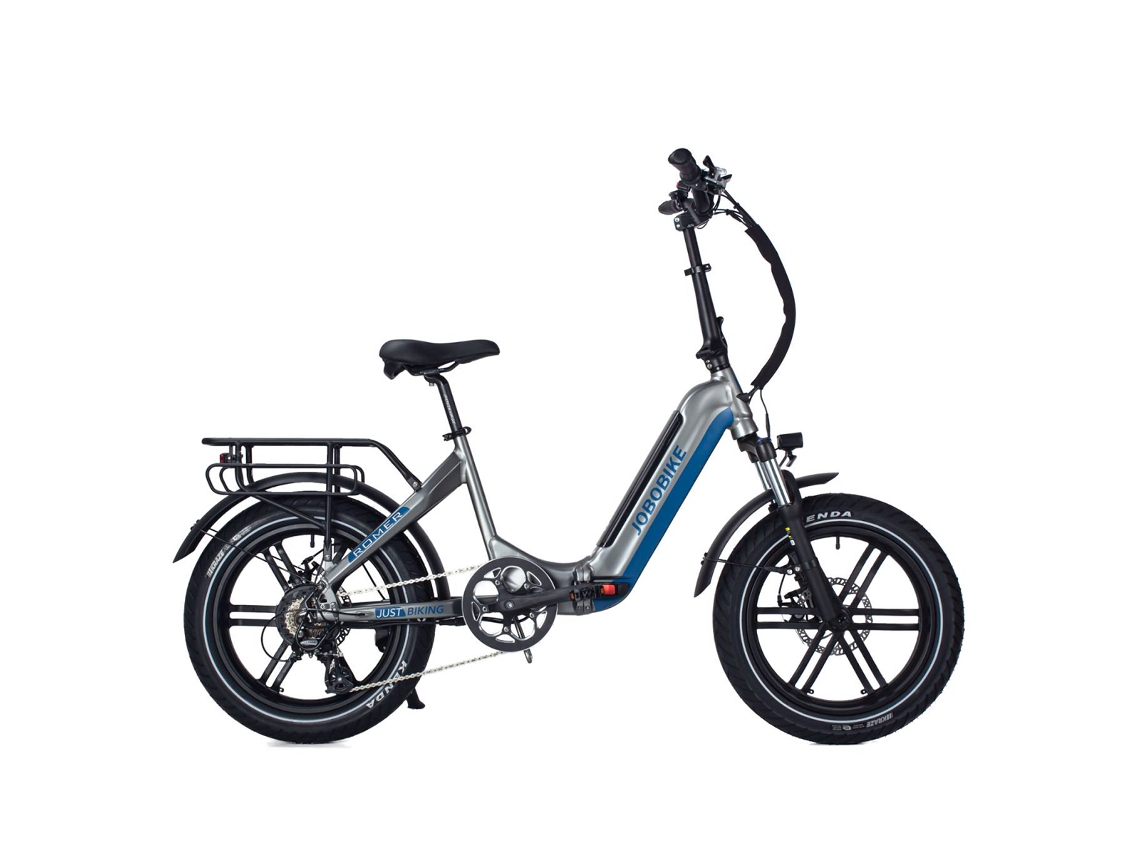 Bicicleta eléctrica plegable Jobobike Romer de 20 pulgadas con motor Bafang de 250 W y batería de 48 VE y 15 Ah.