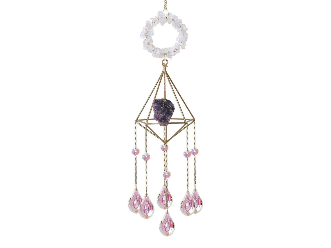 Soporte de prisma, adorno colgante, arcoíris para decoración del hogar y el jardín.