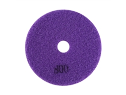 Almohadilla De Pulido De Diamante Húmedo De 100 Mm (4") Para Granito, Mármol Y Piedra (grano 800)
