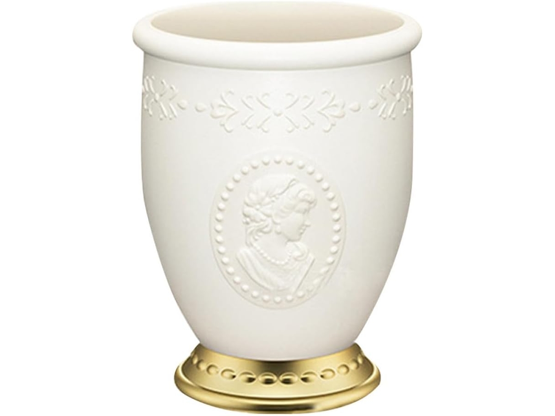 Besportble Soporte De Maquillaje Stobaza Gold Y Escritorio 11.50 X 8.00 X 8.00 Cm Pulgadas - Dimensiones: 1...