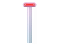 Varita de terapia LED de luz roja 4 en 1, masajeador facial EMS