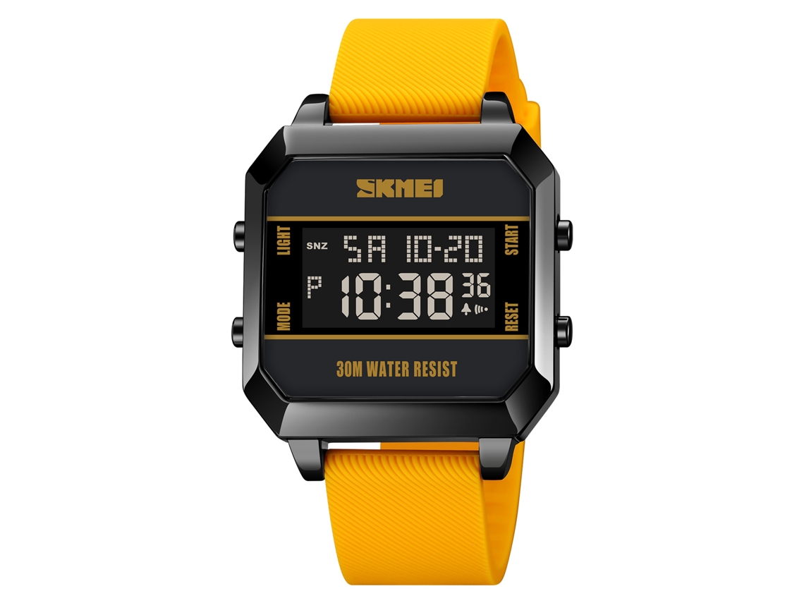 Reloj Digital Skmei Para Hombre Mujer Impermeable 30m Luz Fondo Cronómetro Temporizador