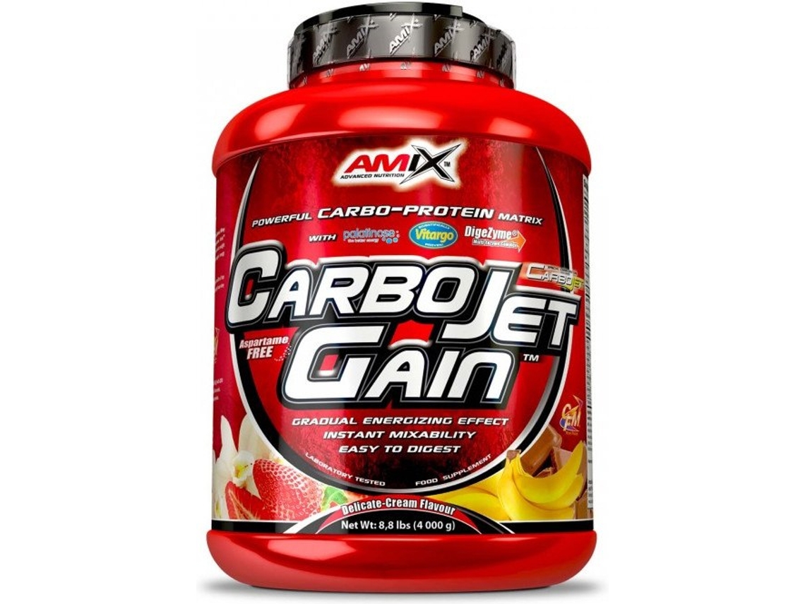 Proteína AMIX Carbojetain S Y Wpc, Contribuye Al Aumento De Contiene Minerales (4 Kg - Vainilla)