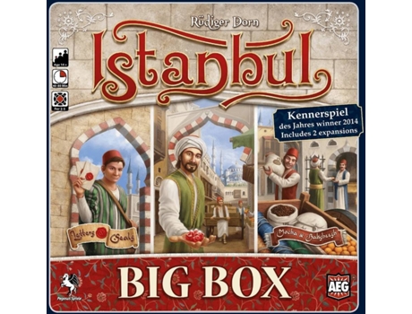 Juego de Mesa PEGASUS SPIELE Istanbul Big Box (Inglés)