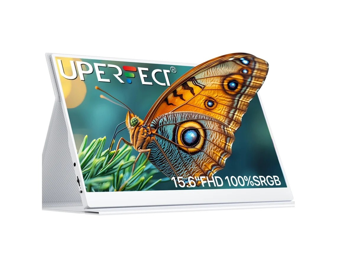 Monitor portátil Uperfect de 15,6", monitor de viaje 1080p para portátil, monitor externo para segunda computadora