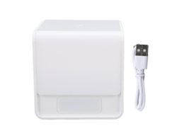 Rebe-lámpara Led Cubo Nocturna 3 Temperaturas De Color Regulable Sin Escalas Recargable Usb Para Mesita De Noche