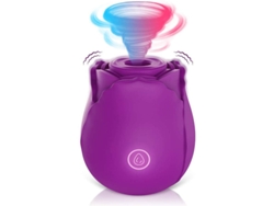 Vibrador De Masaje De Succin De Rosa Multifrecuencia Para Mujer (prpura) Yizhood