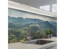 Paneles para salpicadero de cocina - Paisaje - Valle - Verde 500x80 cm