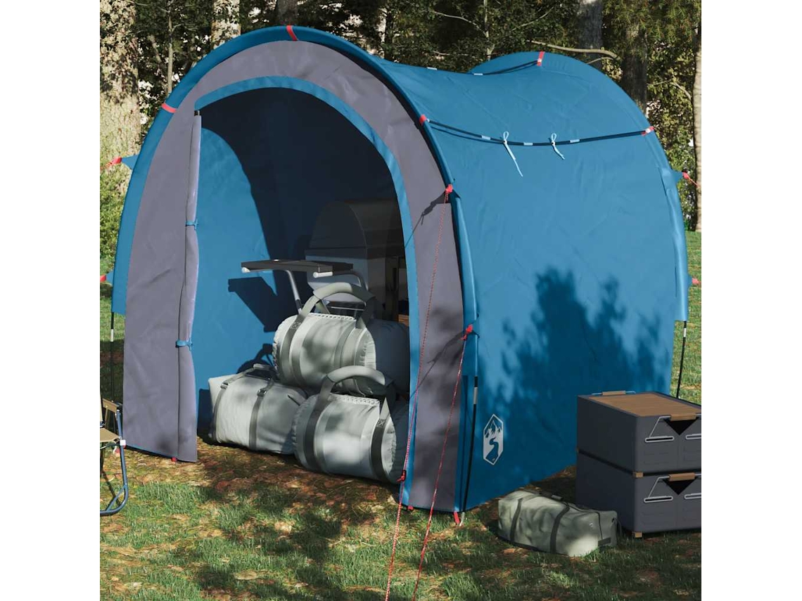 Tienda de almacenamiento impermeable azul