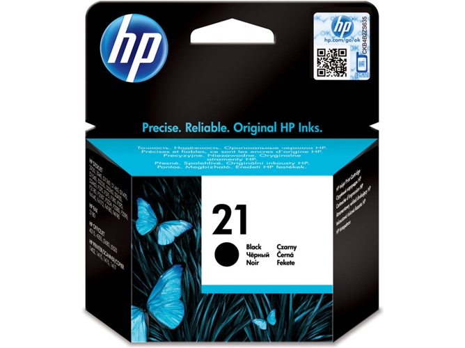 Cartucho de tinta HP HP 21 Original Negro