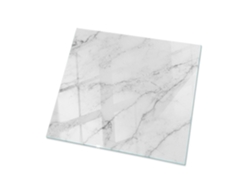 Tapa De Mesa Cuadrado Espelharte (60x60 Cm - Patrón De Superficie De Mármol - Blanco)