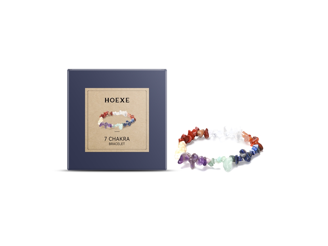 Pulsera de 7 chakras con piedras naturales para equilibrar la energía.