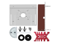 Placa De Inserción De Mesa De Fresado De Aluminio De 4 Piezas Para Carpintería