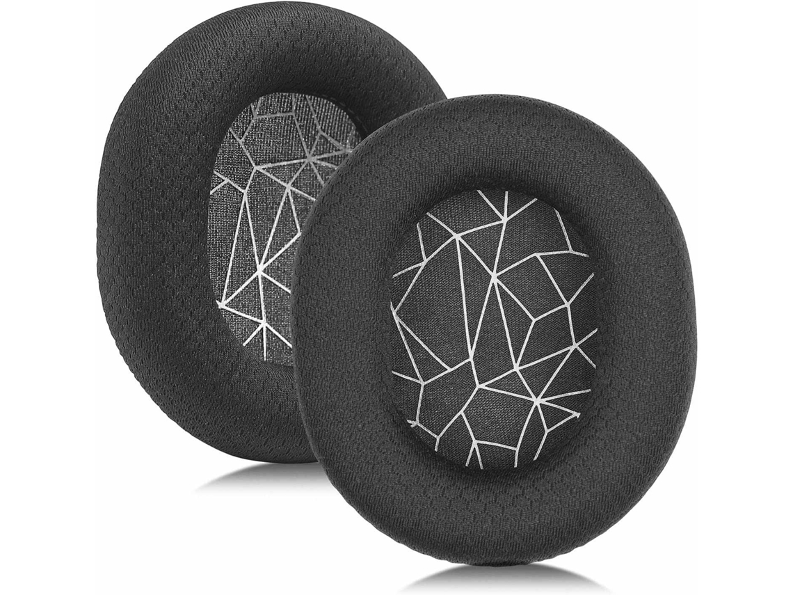 Almohadilla s de Ouvido para Steelseries Arctis 3/5/7 Negro / Blanco 1 Par
