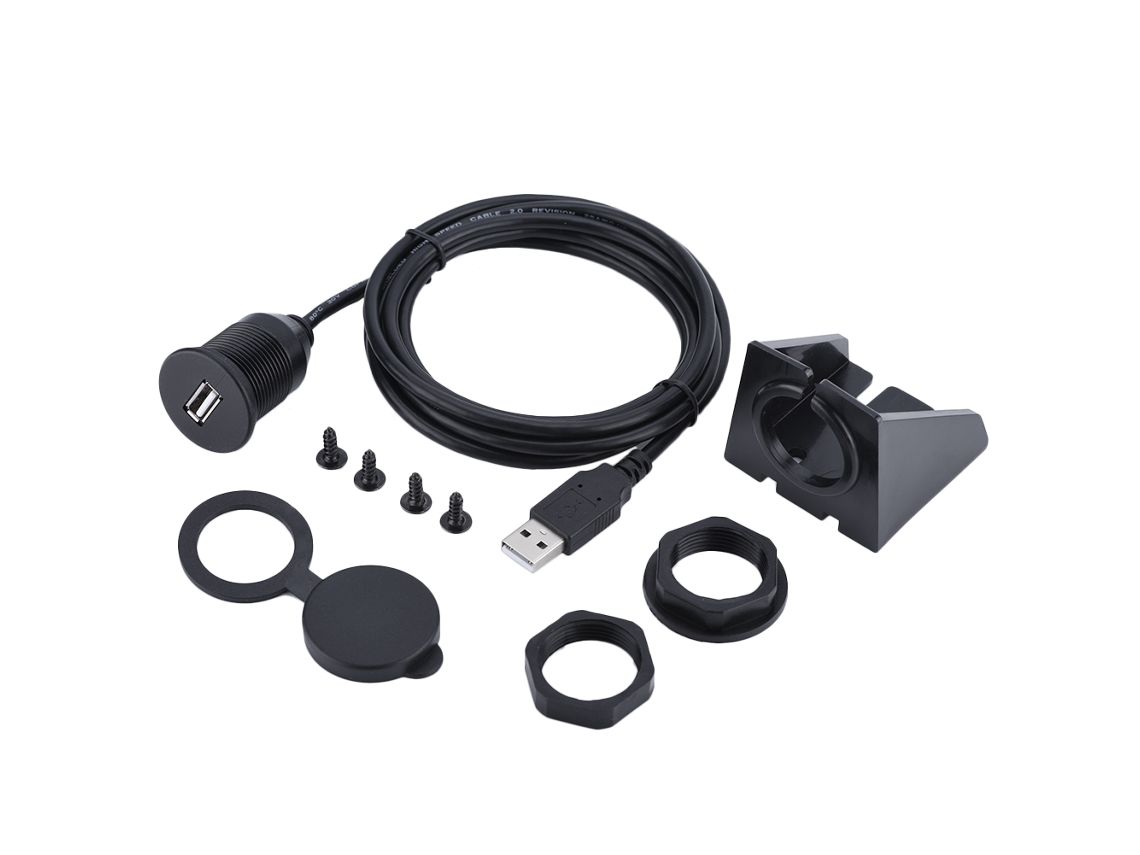 Cable De Extensión Usb 2.0, Transmisión De Un Solo Puerto, Extensión De 2 Metros