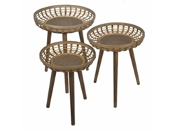 Juego de 3 mesas SIGNES GRIMALT Madera 54x65x54 cm