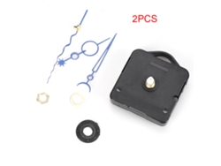 2 Mecanismos De Reloj De Cuarzo Eléctrico Con Manecillas Hms Para Accesorios De Pared Diy